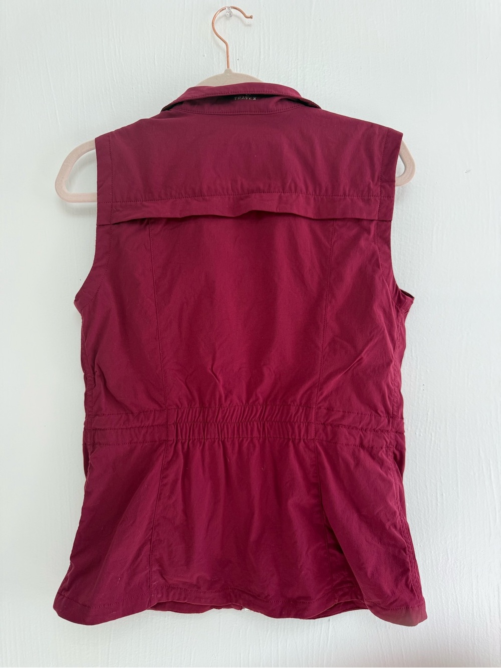 Eddie Bauer Deep Raspberry Utility Vest - Picture 3 of 9